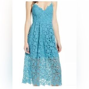 ASTR The Label Lace A Line Mini Dress Size Large